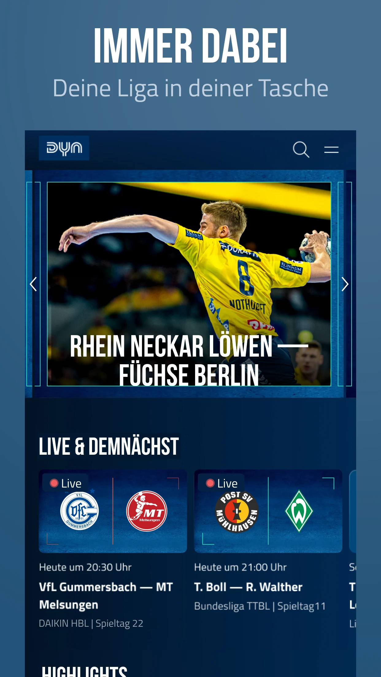 Dyn Sport screenshot